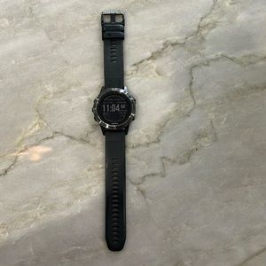 Garmin Fenixs 5 Watch with Heart rate monitor strap and cord